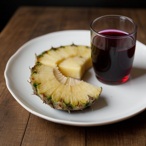 Pineapple in Port Wine recipe image