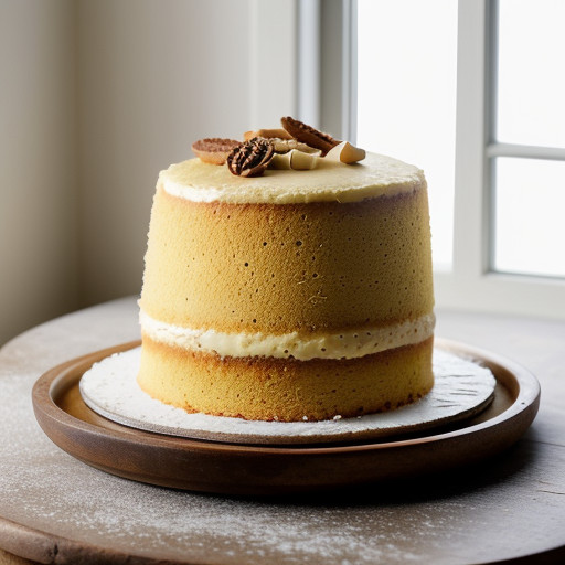 Pineapple/Nut Passover Sponge Cake -- recipe image