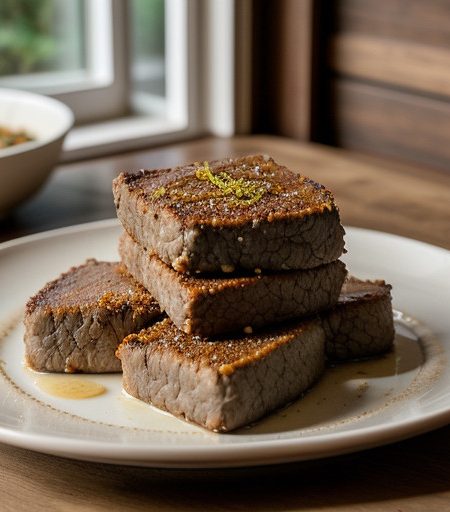 Pink Beans With Marinated Seitan recipe image