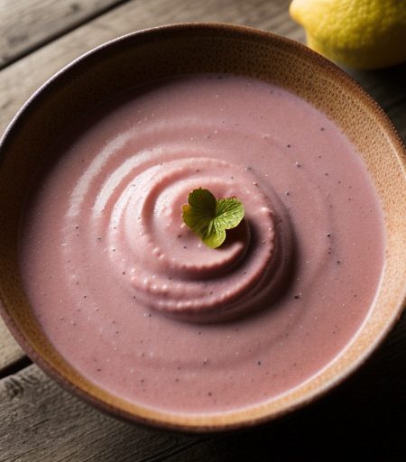 Pink Strawberry Soup recipe image