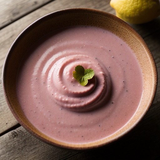 Pink Strawberry Soup recipe image