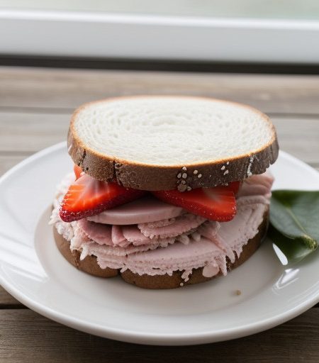 Pink Turkey Sandwich (By Dawn Douglas recipe image