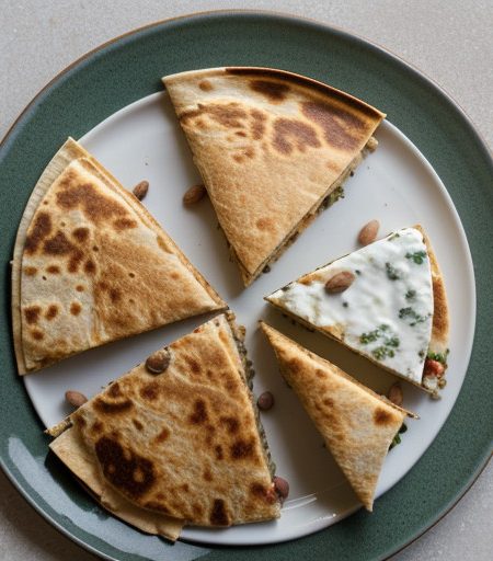 Pinto Bean & Feta Cheese Quesadillas recipe image