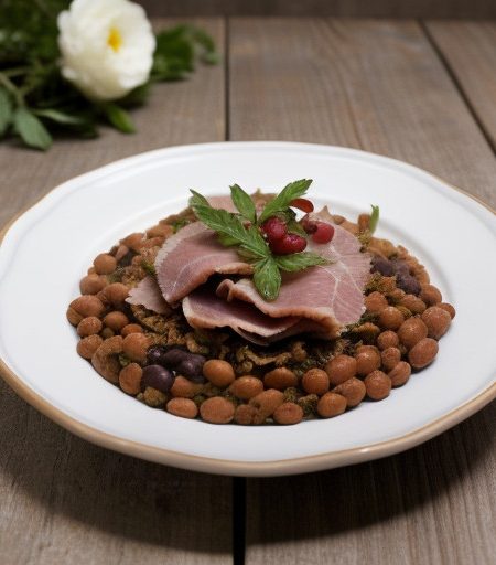 Pintos and Ham recipe image