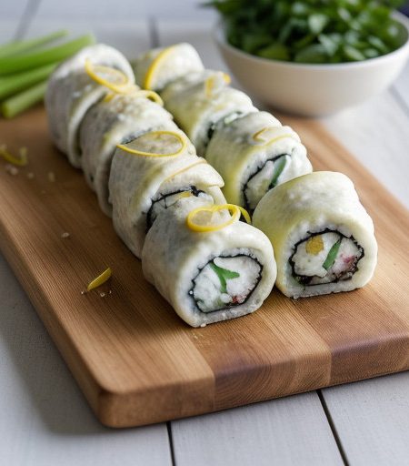 Piquant Salmon Rolls recipe image