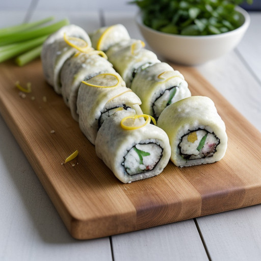 Piquant Salmon Rolls recipe image