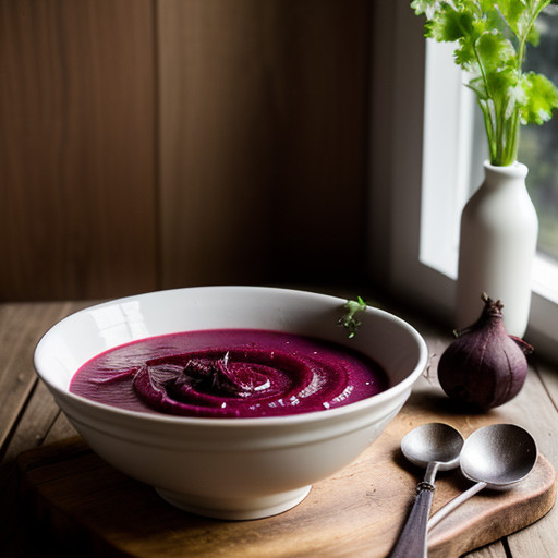 Pisnyi Borsch (Meatless Beet Soup recipe image