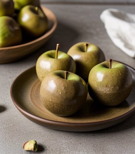Pistachio Chocolate Apples recipe image