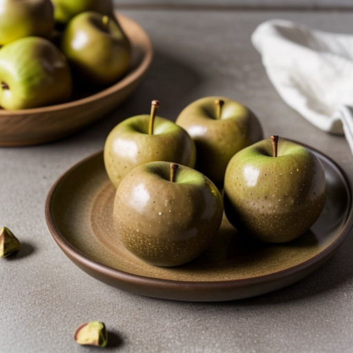 Pistachio Chocolate Apples recipe image