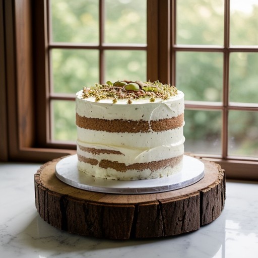 Pistachio Coconut Cake recipe image