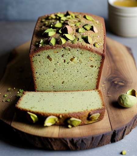 Pistachio Nut Pound Cake *Xwcg89 A recipe image