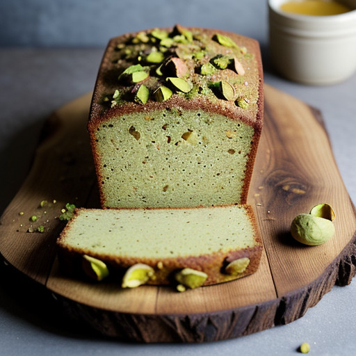 Pistachio Nut Pound Cake *Xwcg89 A recipe image