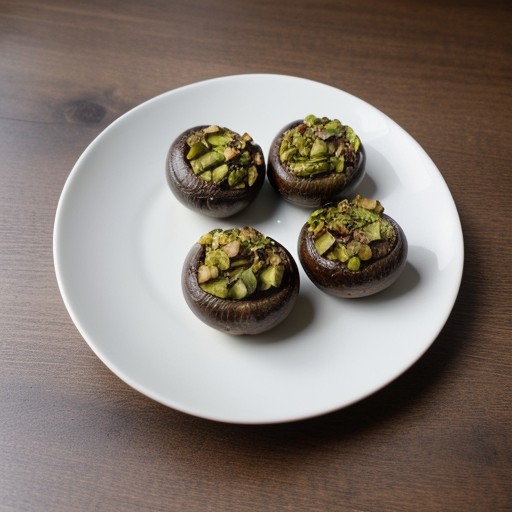 Pistachio-Stuffed Mushrooms recipe image