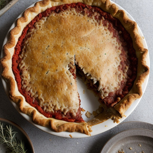 Pizza Meat Pie recipe image