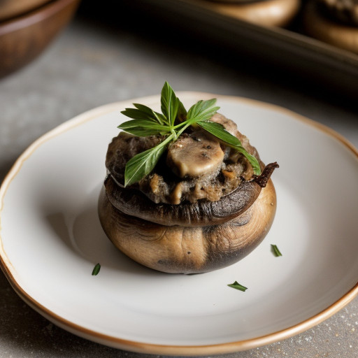 Pizza Stuffed Mushrooms recipe image