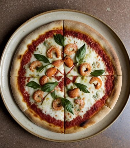 Pizza With Mixed Seafood recipe image