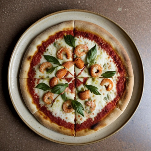 Pizza With Mixed Seafood recipe image