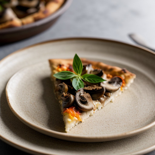 Pizza With Rice Crust recipe image