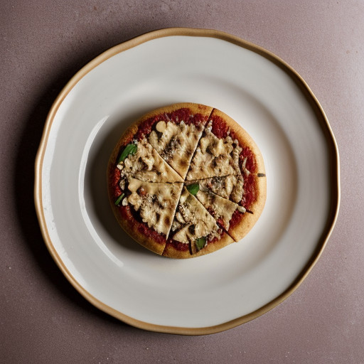 Pizza With Tuna, Basil, and Pine Nuts recipe image