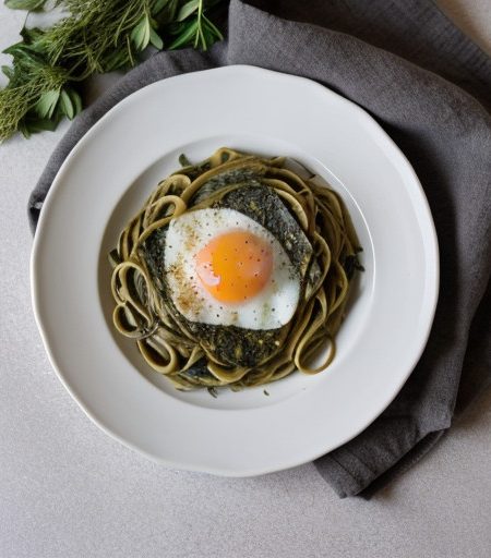 Plain or Spinach Pasta recipe image