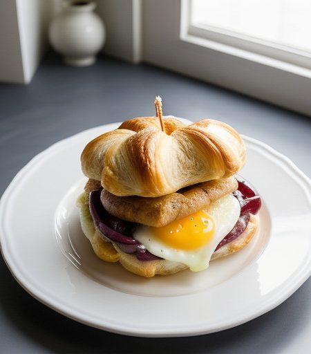 Plano Croissant Sandwich recipe image
