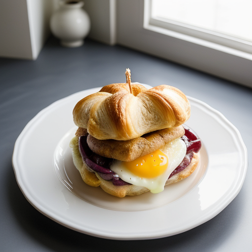 Plano Croissant Sandwich recipe image