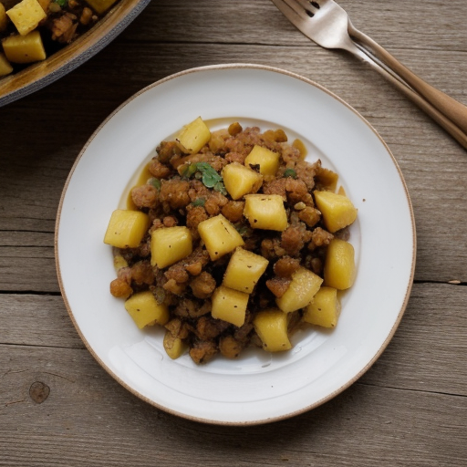 Plantain-Pineapple Saute recipe image