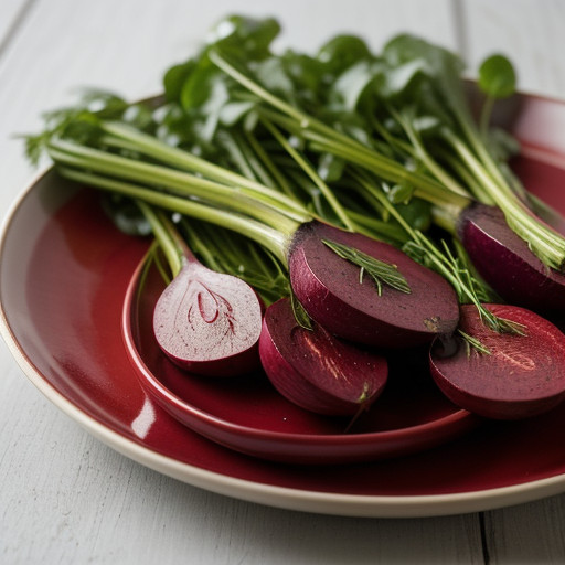Platter of Fennel~ Red Pepper~ Beetroot~ Wate recipe image