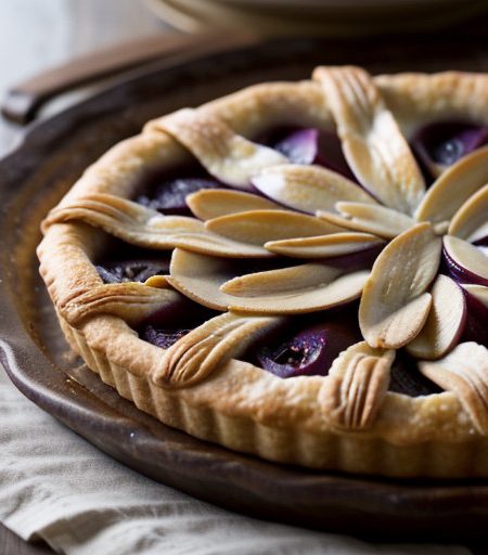 Plum-Almond Tart recipe image