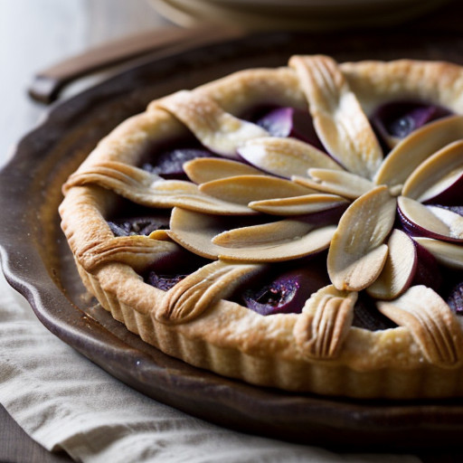 Plum-Almond Tart recipe image