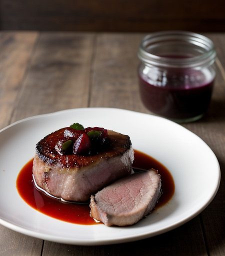 Plum Crazy Pork Chops recipe image