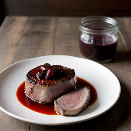 Plum Crazy Pork Chops recipe image