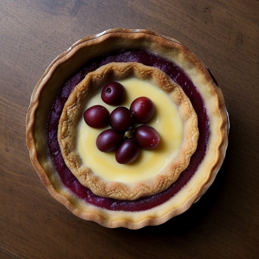 Plum Custard Tart recipe image