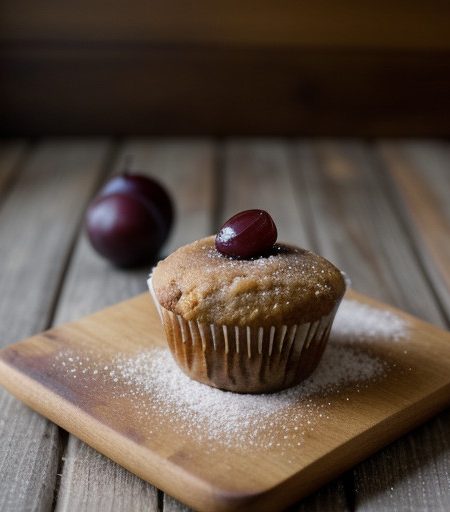 Plum Jam Muffins recipe image