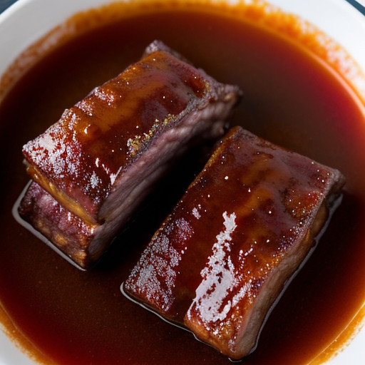 Plum Sauced Ribs recipe image