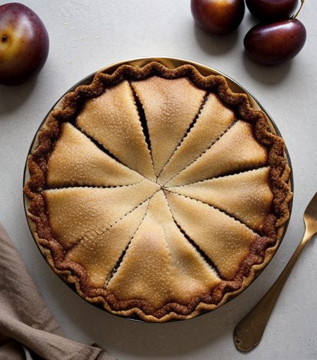 Plum Tart - Martha Stewart Living recipe image