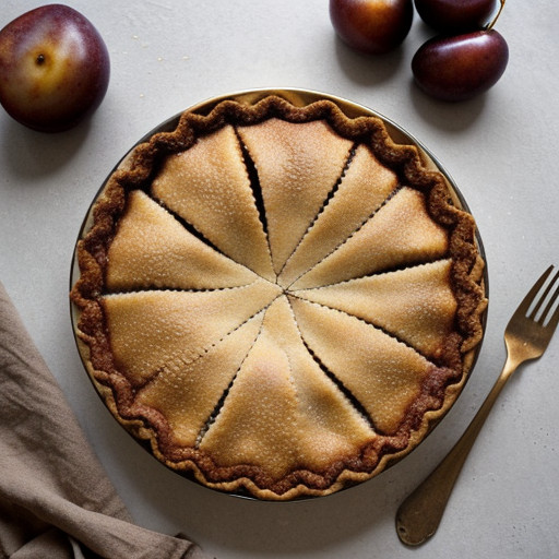 Plum Tart - Martha Stewart Living recipe image