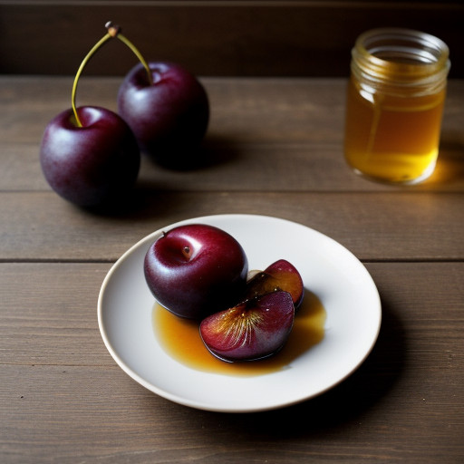 Plums With Honey recipe image