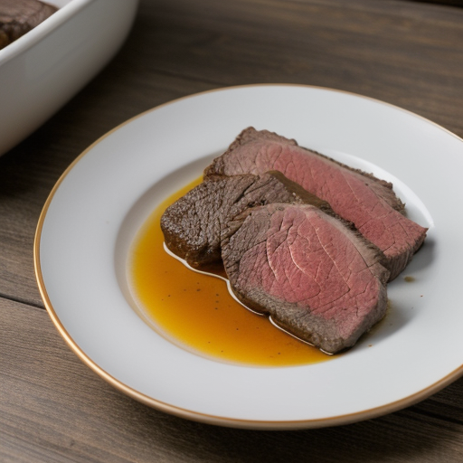 Poached Beef Chuck Roast recipe image