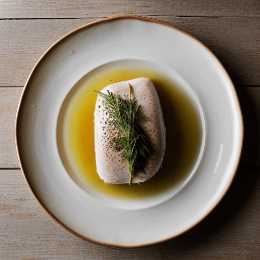Poached Chicken Breasts With Lemon-and-Herb M recipe image