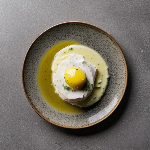 Poached Chicken Breasts With Lemon-and-Herb Mayonnaise recipe image