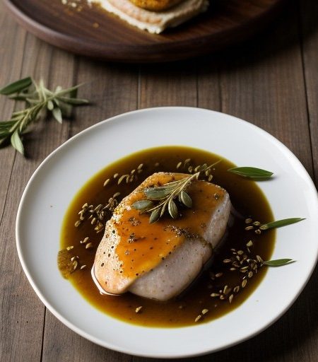 Poached Chicken Portugese recipe image