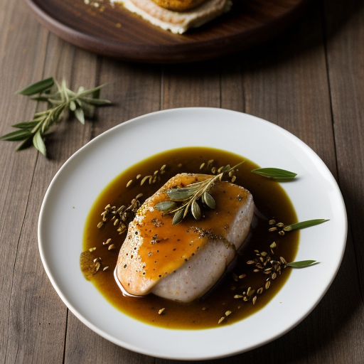 Poached Chicken Portugese recipe image