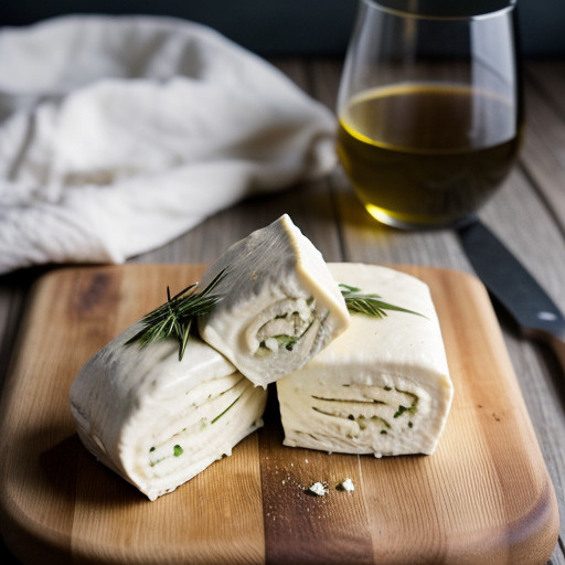 Poached Halibut Rolls recipe image