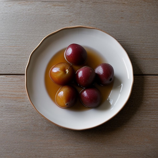 Poached Plums - Martha Stewart Living recipe image