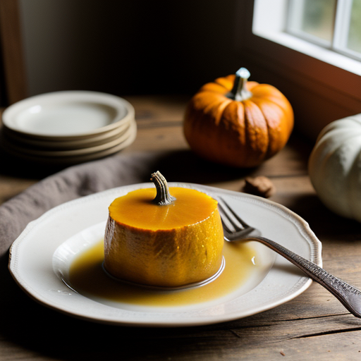Poached Pumpkin in Syrup recipe image