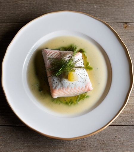 Poached Trout in Cream(english recipe image