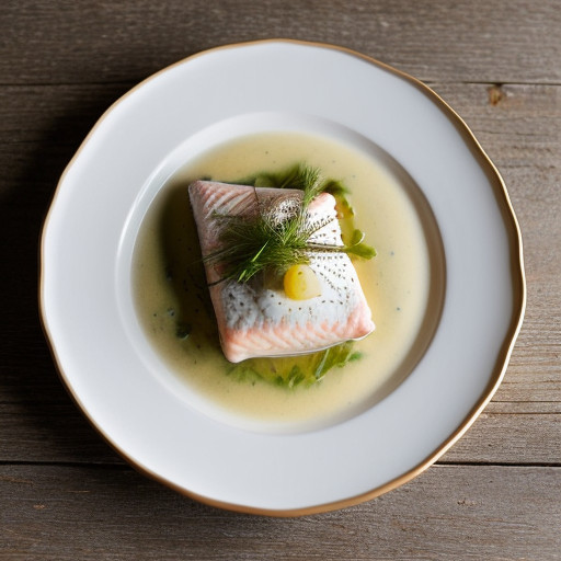 Poached Trout in Cream(english recipe image