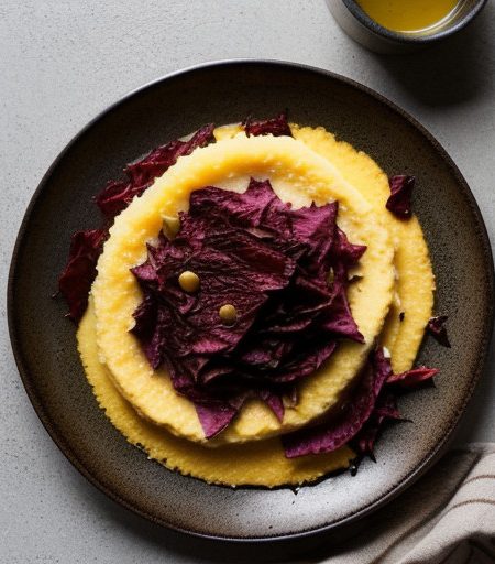 Polenta Al Radicchio Ai Ferri (Polenta & Gril recipe image