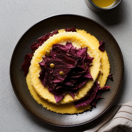 Polenta Al Radicchio Ai Ferri (Polenta & Gril recipe image